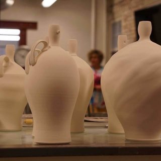 clay vessels created at First City Art Center