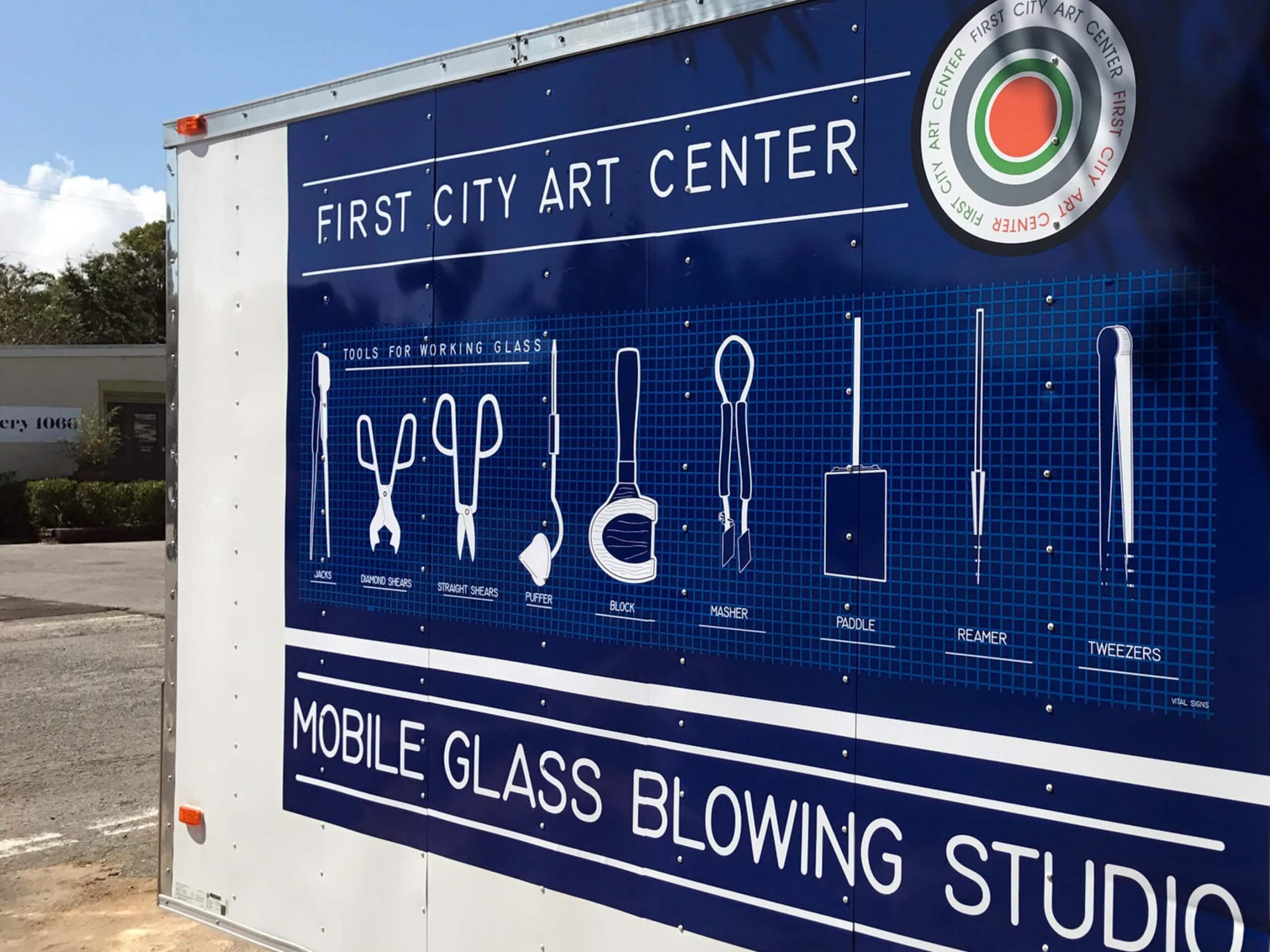 First City Art Center's Mobile Glassblowing Studio